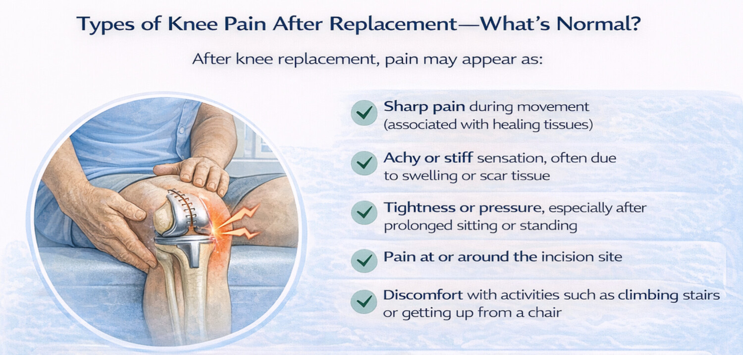 types of knee pain